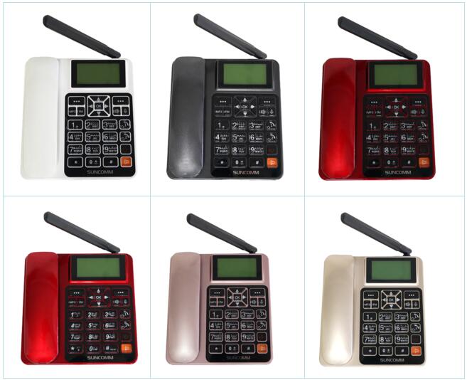 Quad-band frequency dual sim fixed wireless phone