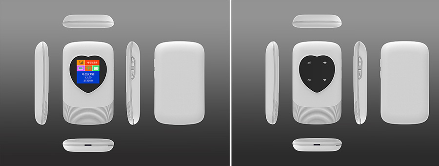 D921C Portable white 4g LTE LED WiFi Wireless Router