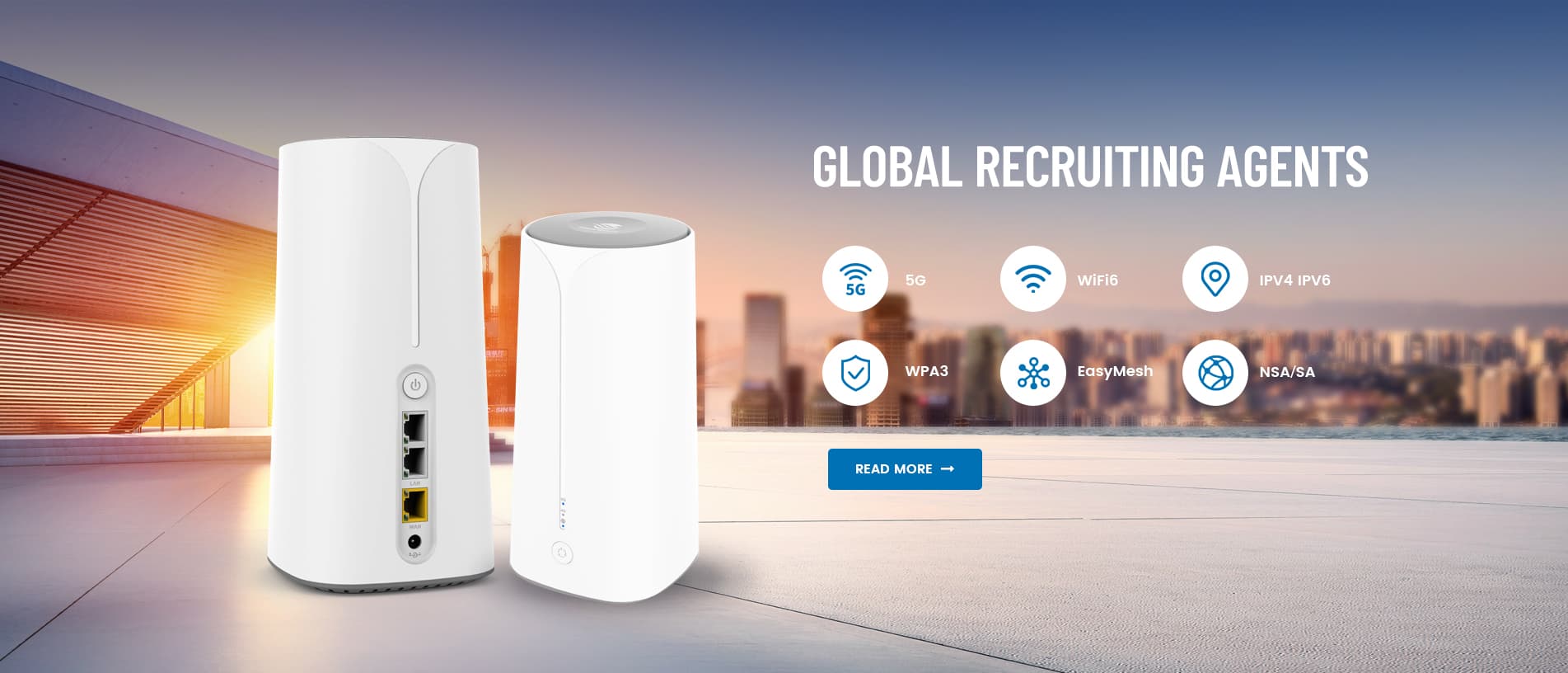 Outdoor And Indoor 5g Smart Wireless Router with Sim Card Slot